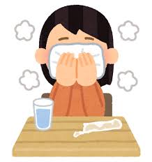 おしぼりで顔をふく人のイラスト（女性） | かわいいフリー素材集 ...