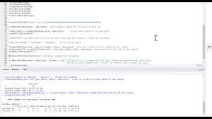 I usually start with seven. R Tutorial Descriptive Statistics Base R And Tableone Youtube