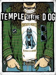 Temple Of The Dog With Fantastic Negrito Gig Poster Bill Graham Civic Auditorium San Francisco California Ca Us Temple Of The Dog Music Poster Band Posters
