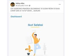 Jun 29, 2021 · gelombang 18, portal berita hiperlokal berjaringan. Kartu Prakerja Gelombang 18 Kapan Dibuka Pengumuman Hanya Di Prakerja Go Id Ini Syarat Daftar Prakerja Berita Diy