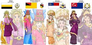 Johor baju melayu baju kurung malays baju tradisional melayu, foreign festivals, purple, culture, malaysia png. Hebat Gadis Ini Lukis 17 Disney Princess Berpakaian Tradisi Melayu