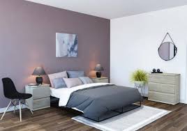 Beds in various sizes, including bunk beds; Rent Furniture For Interns