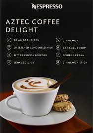 Dive Headfirst Into The Nespresso Way Of Life With This Indulgent Recipe For Aztec Coffee Delight The Bold In Nespresso Recipes Coffee Recipes Sweet And Spicy
