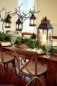 Christmas Tabledecor Lanterns Christmasdecorations Christmas Table Settings Fall Dining Table Decor Lanterns Decor