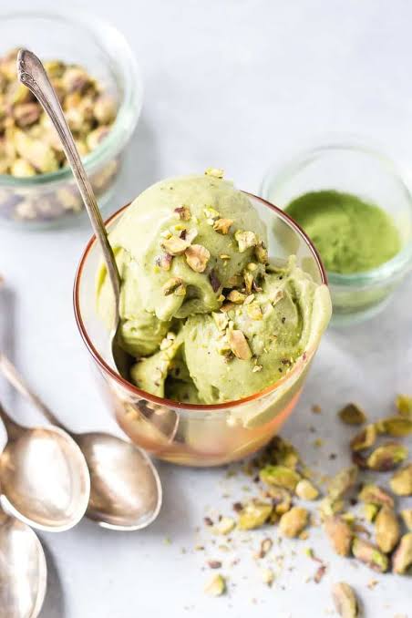 Matcha ice cream
