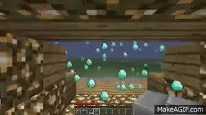 Minecraft gifs on tumblr what i use minecraft gifs.com and alot more just. Minecraft It S Raining Diamonds On Make A Gif