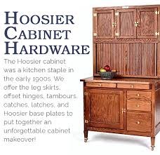 A hoosier cabinet is a cabinet with lower storage, upper storage, and a countertop. Van Dyke S Restorers Need Hardware For Your Antique Hoosier Cabinet Milled