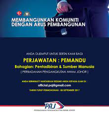 Lembaga kemajuan johor tenggara(kejora) lembaga kemajuan wilayah kedah (keda). Satu Johor On Twitter Jawatan Kosong Di Perbadanan Pengangkutan Awam Johor 9 2017 Https T Co Ljeyiszhnm