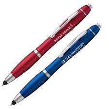 Promotional Cabaret Flashlight Pen With Stylus Tip National Pen