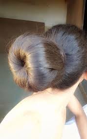 Hair Style Hairstyle Bun Donut Big Hair Bun Hair Bun Donut تسريحة شعر الكعكة كعكة شعر كبيرة دونات الشعر Big Bun Hair Bun Hairstyles Long Hair Styles