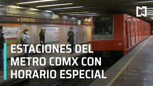 Cerrarán tres estaciones del metro: Estas Son Las Estaciones Del Metro Cdmx Con Horario Especial Las Noticias Youtube