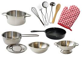 Amazon Com Kangaroo S Deluxe Kitchen Pots N Pan Set 12 Piece Play Set Toys Games Pots And Pans Sets Kitchen Pot Play Dishes