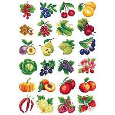 Shop from 4,000 patterns & kits. Printed Cross Stitch Pattern Fruit Madness Coricamo
