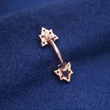 The best sources of silver and sterling silver belly button rings are available in belly button rings co where you find a wide array of goods for your best options. Double Sparkle Triangle Zircon Belly Button Ring Jennysweety