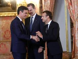 Resultat d'imatges de macron sanchez