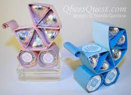 Qbee S Quest Hershey S Baby Carriage Baby Boy Shower Favors Recuerdos Baby Shower Carriage Baby Shower