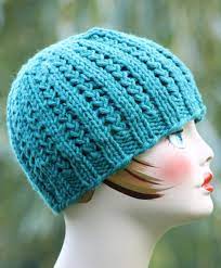 Free Knitting Pattern For 2 Row Repeat Rickrack Braid Hat Hat Knitting Patterns Knitted Hats Hat Pattern