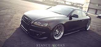 An Audi A5 That Lies Close To The Ground Audi A5 Audi Audi Cars