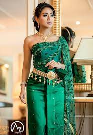 Khmer Wedding Costume Thai Wedding Dress Cambodian Dress Traditional Dresses