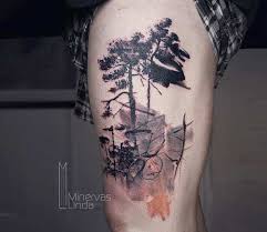 Music tattoos can be a very good cover up tattoos. Tree And Drums Tattoo By Minervas Linda Post 22796