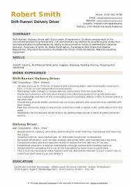 delivery driver resume samples qwikresume