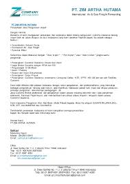 Contoh surat penawaran kerjasama dalam bahasa inggris. Jasa Customs Clearance Import