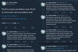 Mengelola sarana dan prasarana paud Viral Cuitan Dokter Yang Sebut Paud Sebagai Tempat Bisnis Klik Kaltim