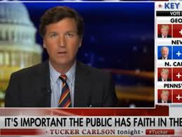 .tucker carlson tonight, after host carlson said he disagreed with a moral obligation to let some companies are pulling their ads from fox news' primetime show tucker carlson tonight. as a company, we are nonpartisan — our site is for everyone, regardless of background or beliefs. Tucker Carlson Says Media Should Resist Hasty Calls After Fox News Defends Handing Arizona To Biden