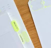 Color Fit Index Label Sticker