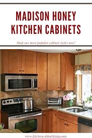 Madison Honey American Made Kitchen Cabinets In 2020 Assembled Kitchen Cabinets Kitchen Cabinets Kitchen Cabinet Kings