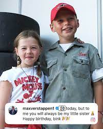 Crown prince charles leclerc gets a new personal crownsguard in the form of one max verstappen, son of the most powerful lord in the realm. Espn F1 On Twitter Max Verstappen Shares A Throwback Photo On His Sister S 20th Birthday