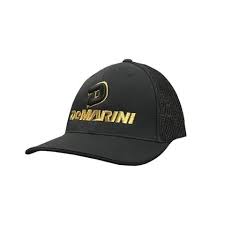 Demarini Stacked D Flexfit Hat Black Gold Flexfit Hats Demarini