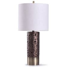 This 32 table lamp welcomes in warm light and traditional style to any table, from an entryway console to a bedroom nightstand. Stylecraft Lamps 0178181 Chesham Bronze Table Lamp Becker Furniture Table Lamps