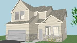 Modern suburban house with 5x pbr texure sets. Contemporary Suburban House Fully Furnished 3d Warehouse