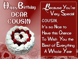 So what can i wish for such a special cousin on her special day? Birthday Wishes For Cousin Birthday Images Pictures