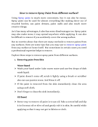 Riesenauswahl an werkzeug und baumaterial. How To Remove Spray Paint From Different Surface By Neopaintsus Issuu