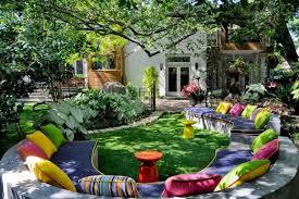 Banquette Style Sectionnel En Demi Lune Beautiful Backyards Outdoor Design Backyard Inspiration