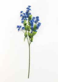 Baby S Breath In Royal Blue Silk Wedding Flowers Afloral Com
