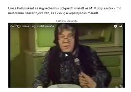 Erőss pál, egykori legfelsőbb bírósági bíró, akinek nevét a legtöbben a jogi esetek című műsorból ismerhetik, melynek tizenkét éven át volt állandó szakértője. A Blikk Megint Adott Egy Pofont Az Embersegnek Comment Com