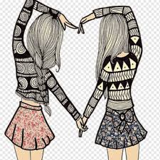 Doms ( zoom ultimate dark ) 2. Drawing Art Museum Pencil Sketch Friendship Hand Friendship Monochrome Png Pngwing