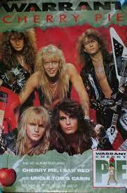 Warrant Cherry Pie Hair Metal Bands 80s Hair Bands Rock Bands