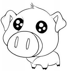 How To Draw A Cute Pig Step By Step Anime Animals Anime Draw Japanese Anime Draw Man Cute Animal Drawings Easy Animal Drawings Cartoon Drawings Of Animals