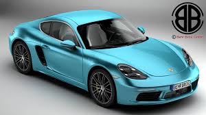 Porsche 718 Cayman S 2017 3d Model Flatpyramid Porsche 718 Cayman Cayman S Porsche