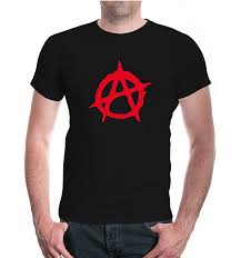 Black And Red T Shirt Buxsbaum T Shirt Anarchy Symbol L Black Red Black And Red Shirts T Shirt