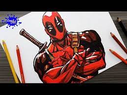 Como Dibujar A Deadpool Facil Hacerlo te permitira determinar mas facilmente la ubicacion exacta de cada rasgo. como dibujar a deadpool facil