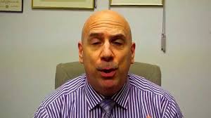 Dr. Otto Janke speaking at the Cortland Free Library