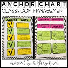 anchor charts components classroom management