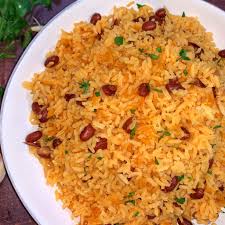 Yellow Rice And Red Beans Recipe In 2020 Yellow Rice Recipes Easy Sausage Dinner Recipes Yellow Rice
