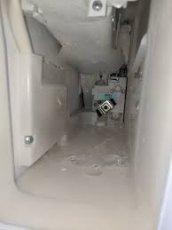 How to reset ice maker for samsung refrigerator (french door). Fixed Rf28jbedbsr Samsung Refrigerator Ice Maker Bin Freezing Up Applianceblog Repair Forums
