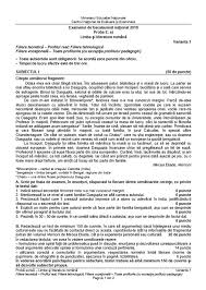 La al doilea subiect, elevii au avut de rezolvat o serie de cerințe pe baza unui text jurnalistic. Bac 2018 Toamna Subiecte La Limba Romana Proba Scrisa